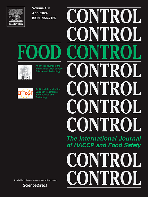 Go to journal home page - Food Control
